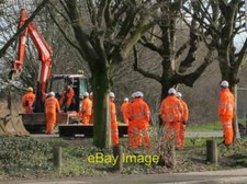 Photo 6x4 Digger and hi-viz