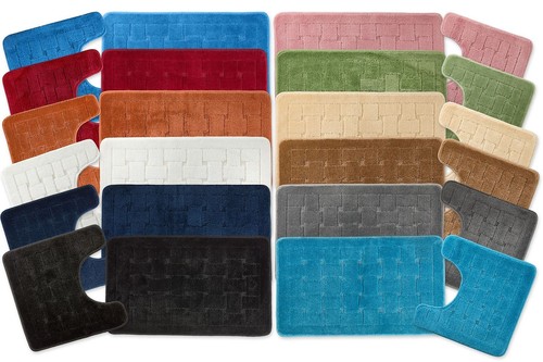 Non slip piece bathroom mat - piece,