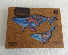 Unidragon  Milky Whales Jigsaw Figured Wooden Puzzles King Size 268 pieces