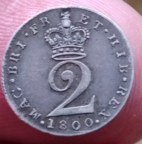 1800 george iii twopence 2d - twopence,