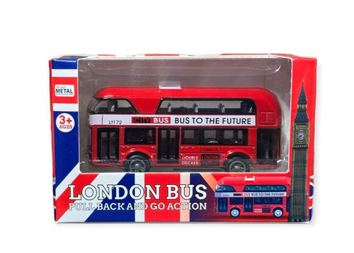 London red double decker - red,