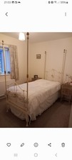 Antique single 4 poster bed