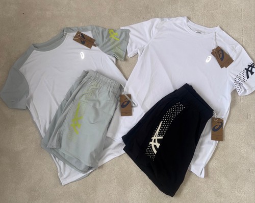 Asics icon shorts and shirt - shorts, t-shirt
