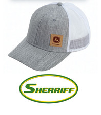 John Deere Grey Mesh Back Cap