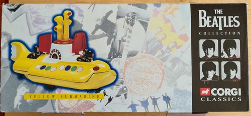 Yellow submarine corgi - submarine,