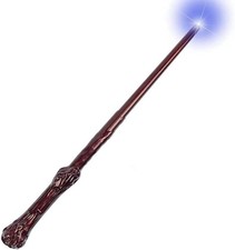 Harry Potter Magic Wand 14.57 Inch Light-Up Wizard Wand with Sound Effects Kids