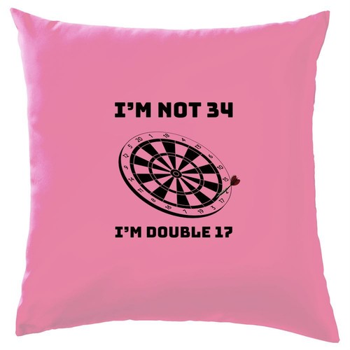 34th birthday darts cushion - -,