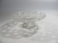 Small pressed glass scallop