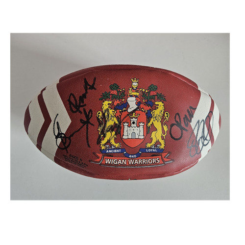 Wigan warriors rugby ball - rugby,