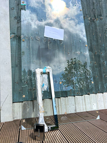 Shower door with hinges - door,