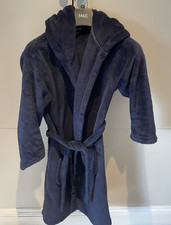 M&S Boys Dressing Gown Navy