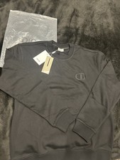 black dior crew neck jumper -