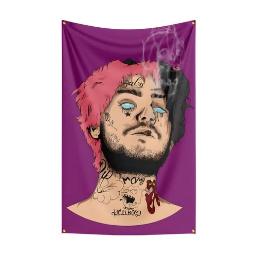 Lil peep rapper flag banner - peep,