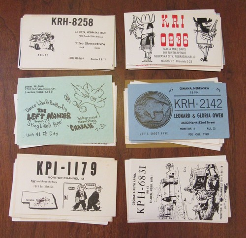 Qsl ham radio card - ham,