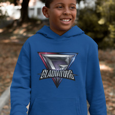 Personalised Gladiator Pullover Hoodie - 90's TV Show Customised Present Gift