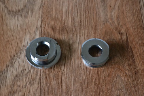 Vintage chromed steel 68mm - vintage,