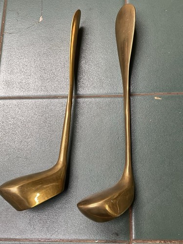 Antique golf club head - golf, brass