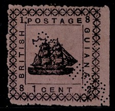 BRITISH GUIANA QV SG162, 1c