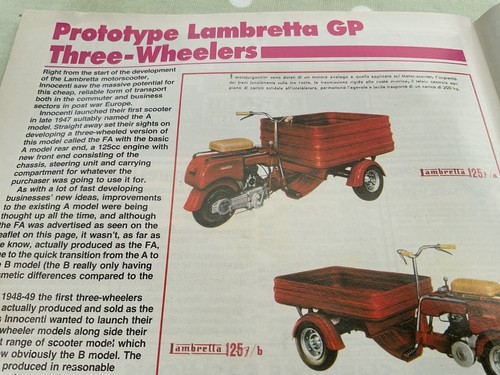 Prototype lambretta three - lambretta,