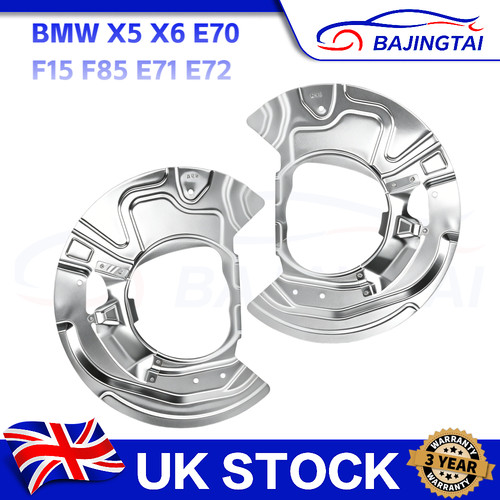 Front pair brake disc - pair, dust