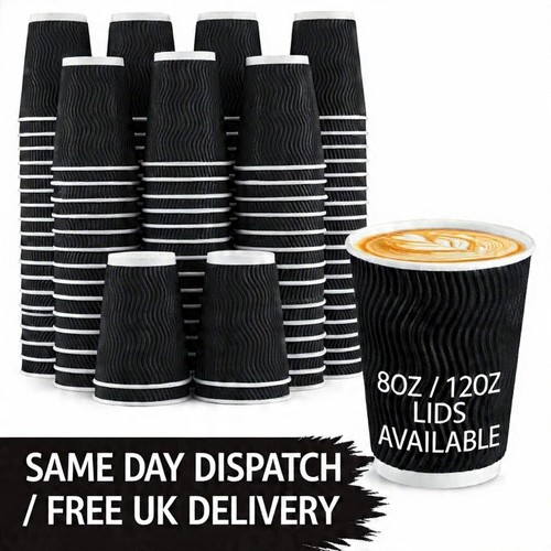 Black brown disposable paper - black,