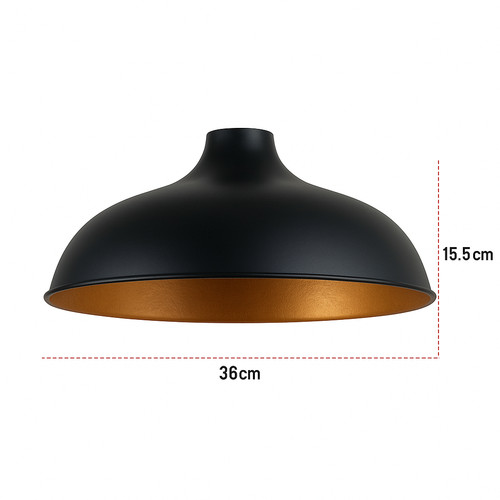 Vintage lampshade black - lampshade,