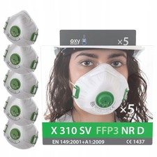 5x FFP3 P3 Dust Mask Building