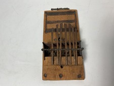 Vintage Wooden Kalimba Thumb Piano Traditional African Instrument Handmade