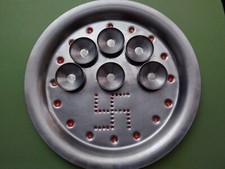 Pooja Thali Plate - Aarti Puja Prayer - Diya Temple Home - Hindu Diwali Etc