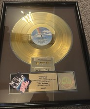 RIAA Certified GOLD Sales Award THE JETS 500K Copies MCA RECORDS RARE Magic!