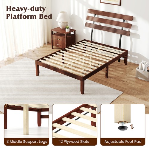Double size bed - double, solid