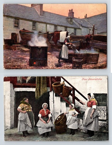 Scotland two postcards of - scotland:,
