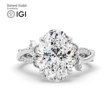 Oval Diamond Engagement Ring