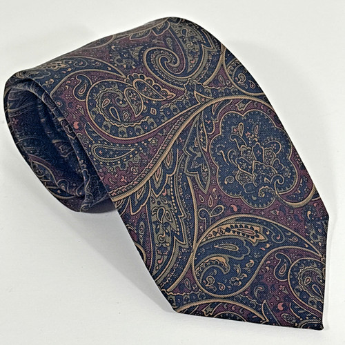Vintage ancient madder - madder, silk
