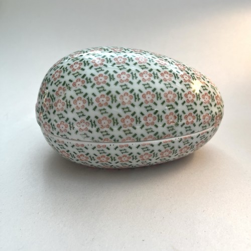 Vintage porcelain egg shaped - vintage, egg-shaped