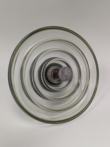 Vintage antique glass electric - glass,