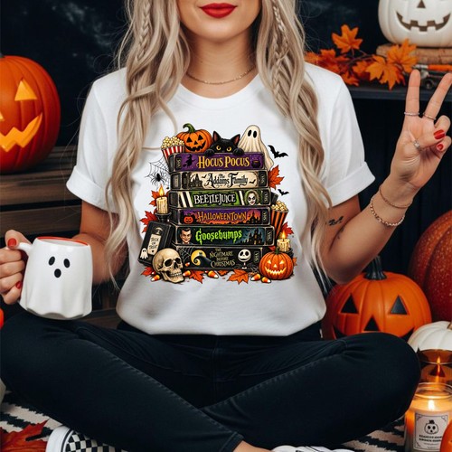 Retro halloween shirt - retro,