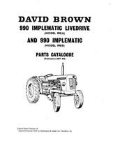 CASE IH 990 A & B IMPLEMATIC