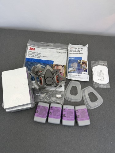 6200 half face respirator - 3m,