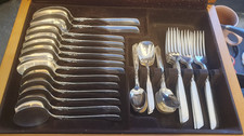 Community Canteen  50-peice Cutlery Set Silver Plated( Six place setting)