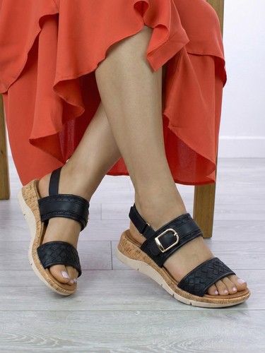 Womens comfort sandal buckle - womens,