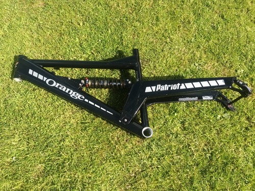 Orange patriot frame - orange,