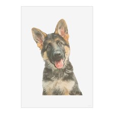 'German Shepherd Puppy' Wall