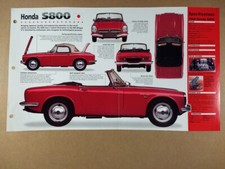 1968 Honda S800 specs photos