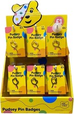 Pudsey bear signature pin - bear,