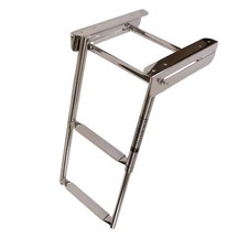 Under Platform Boat Telescopic Boarding Ladder Stainless Steel 2 Step , Marine