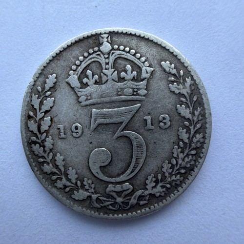 1913 king george silver - king, v
