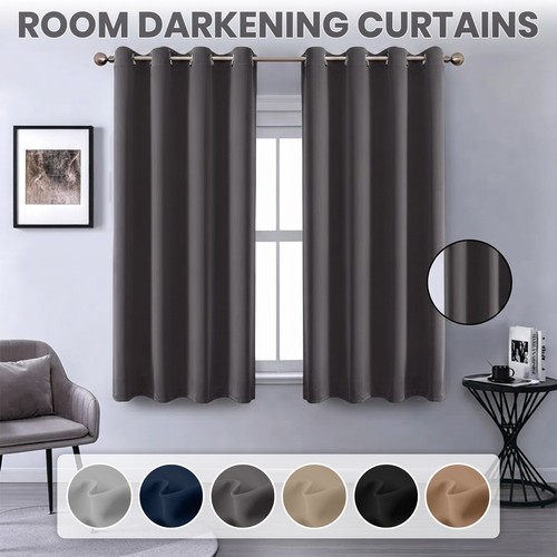 Short blackout curtains - blackout,
