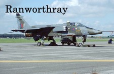Original Aircraft slide RAF  XX750 Sepecat Jaguar GR1 Binbrook 1977 #2081