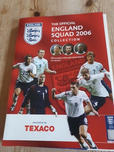 Texaco england squad - england,